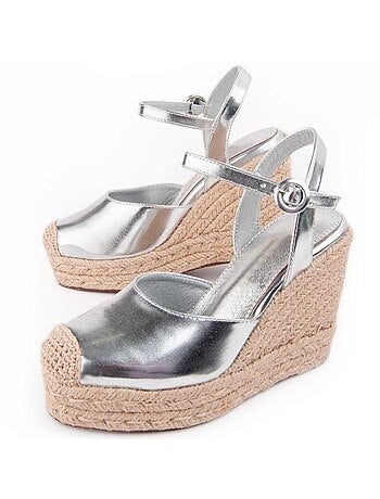 Espadrilles de Sparte SYNTHÉTIQUE ARGENT