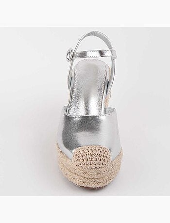 Espadrilles de Sparte SYNTHÉTIQUE ARGENT