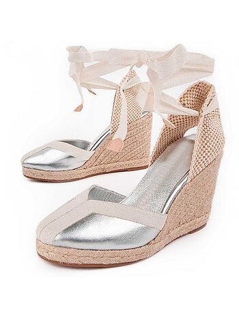 Espadrilles de Sparte SYNTHÉTIQUE ARGENT