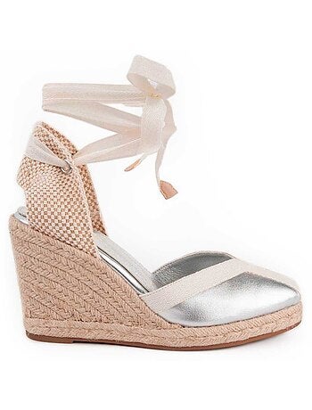 Espadrilles de Sparte SYNTHÉTIQUE ARGENT