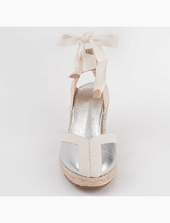 Espadrilles de Sparte SYNTHÉTIQUE ARGENT