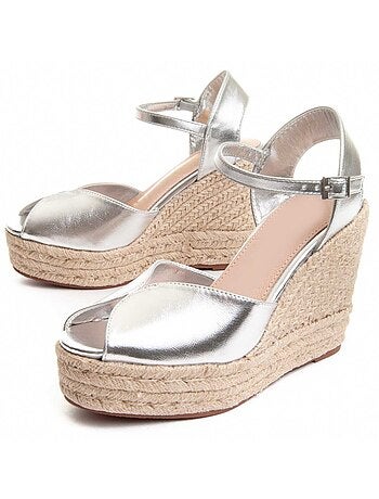 Espadrilles de Sparte SYNTHÉTIQUE ARGENT