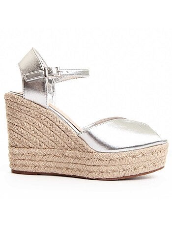 Espadrilles de Sparte SYNTHÉTIQUE ARGENT