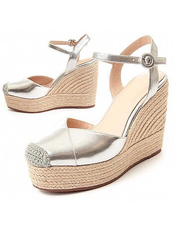 Espadrilles de Sparte SYNTHÉTIQUE ARGENT