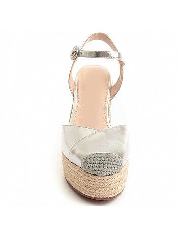 Espadrilles de Sparte SYNTHÉTIQUE ARGENT