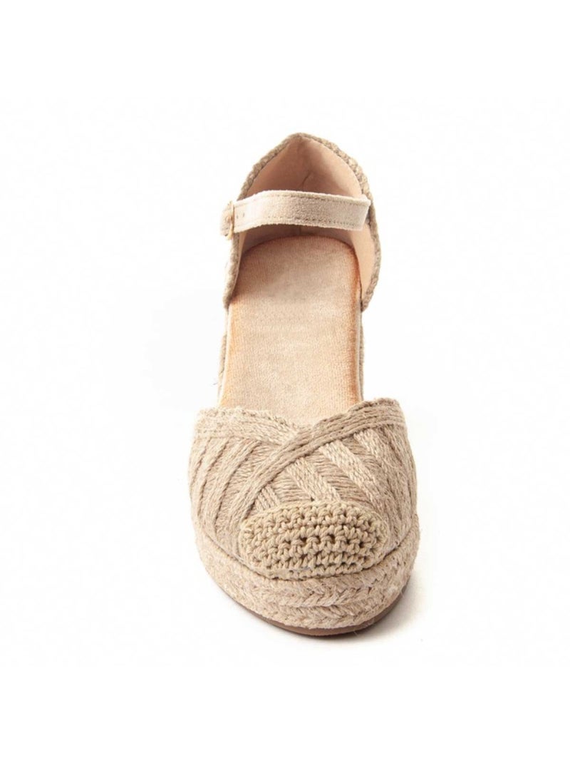 Espadrilles De Sparte Textile Montevita Beige - Kiabi