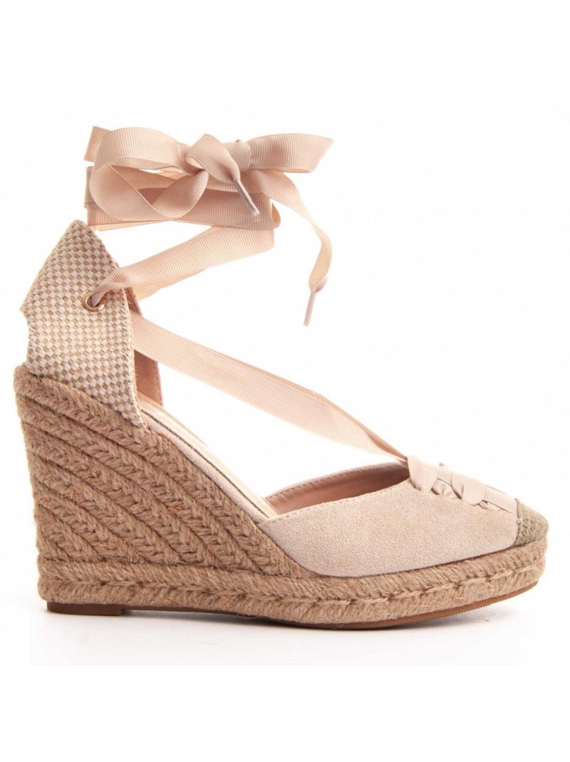Espadrilles De Sparte Tissu Montevita Beige - Kiabi