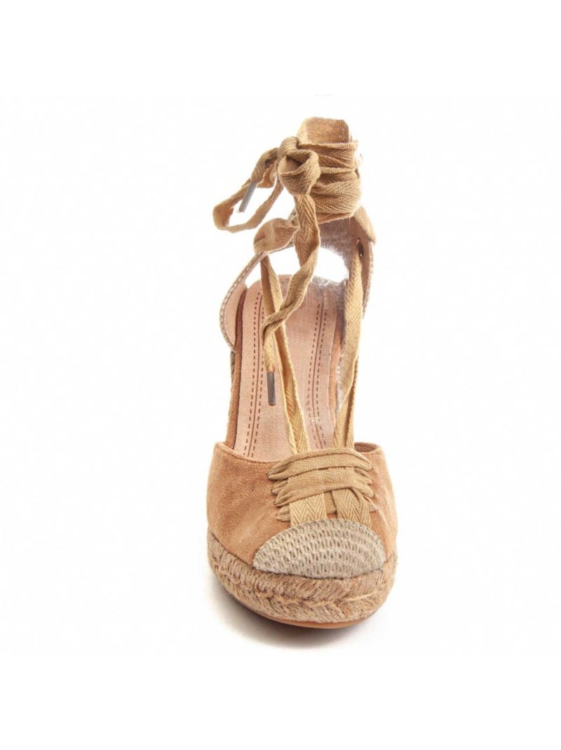 Espadrilles De Sparte Tissu Montevita Marron - Kiabi