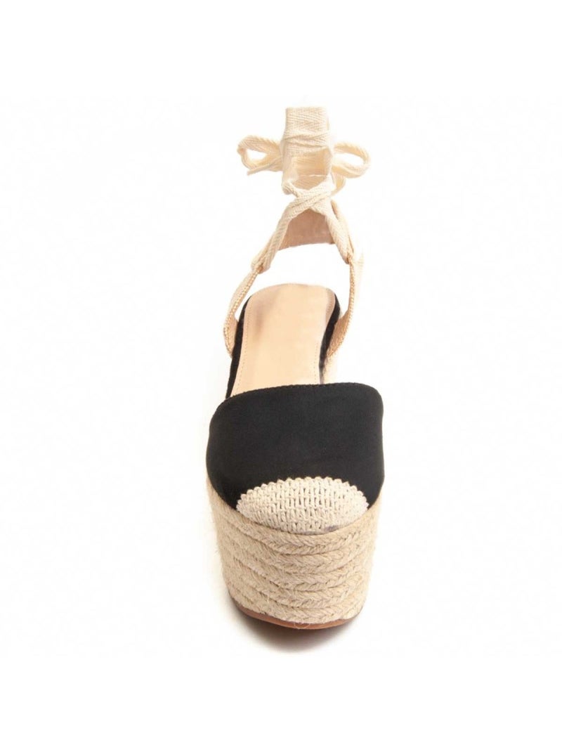 Espadrilles De Sparte Tissu Montevita Noir - Kiabi