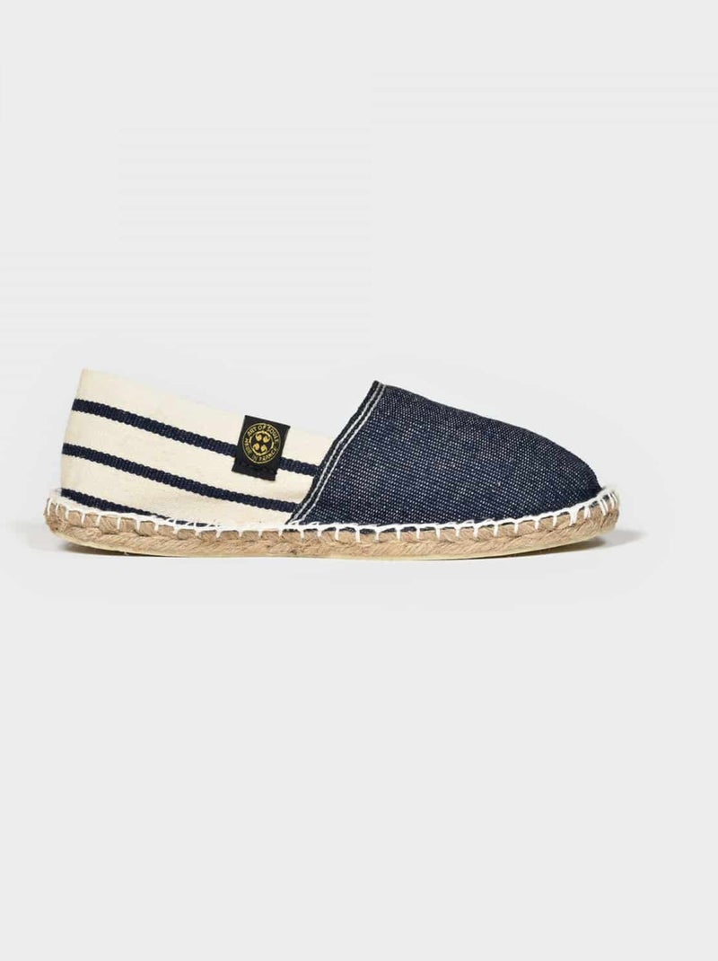 Espadrilles Denim unie Bleu denim - Kiabi