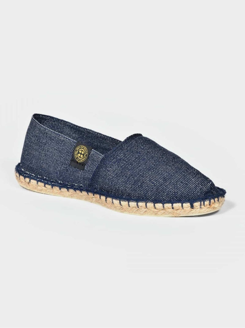 Espadrilles Denim unie Bleu denim - Kiabi
