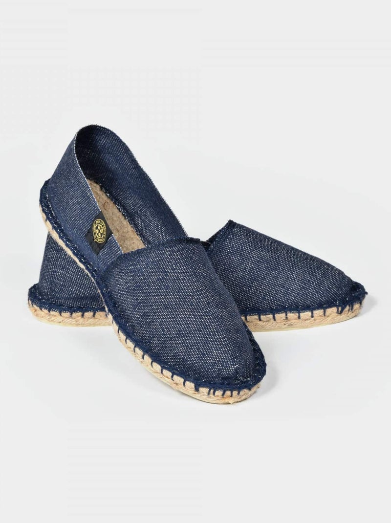 Espadrilles Denim unie Bleu denim - Kiabi
