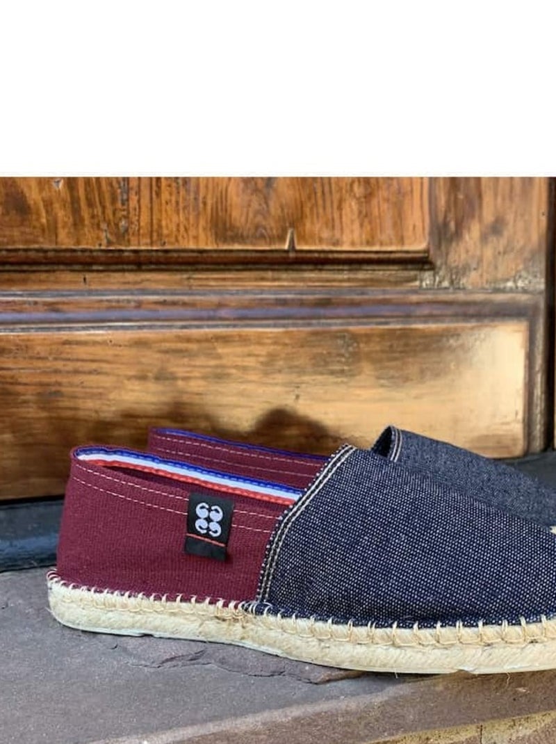 Espadrilles Denim unie Bleu - Kiabi