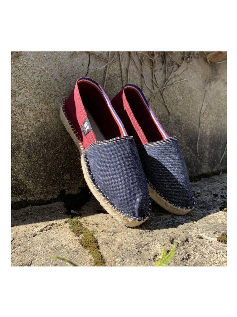 Espadrilles Denim unie Bleu - Kiabi