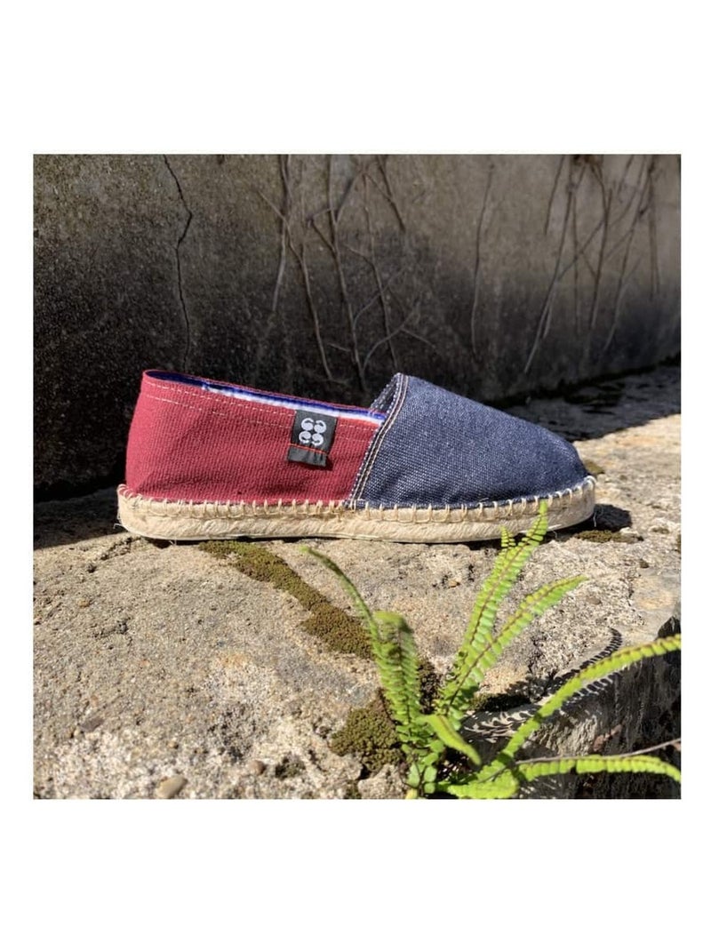 Espadrilles Denim unie Bleu - Kiabi