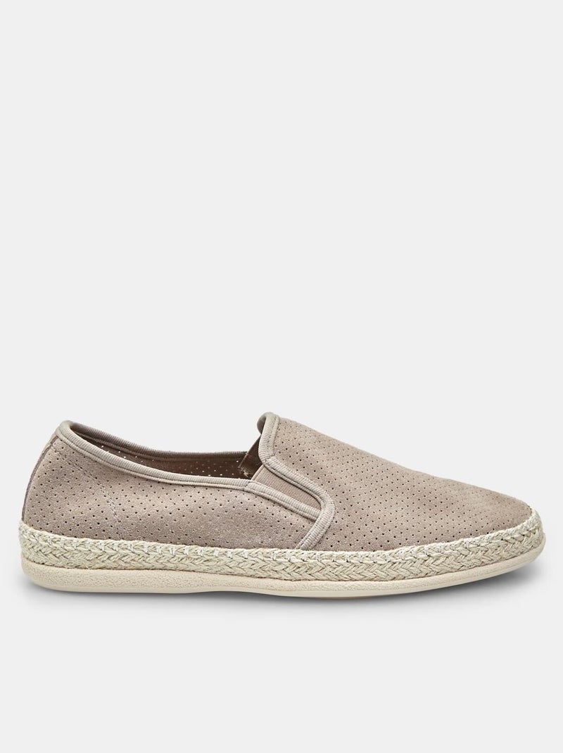 Espadrilles d'été comfortables BATA Taupe - Kiabi