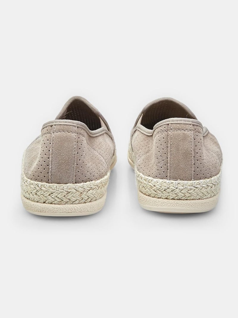 Espadrilles d'été comfortables BATA Taupe - Kiabi