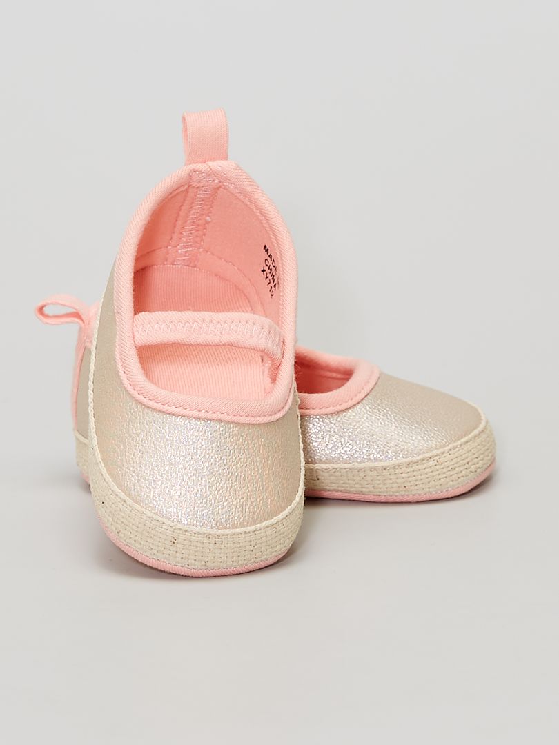 espadrilles dorées promod