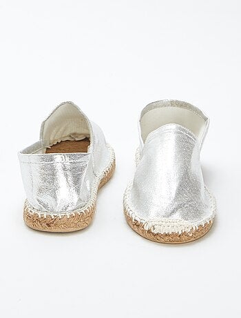 Espadrilles dorées