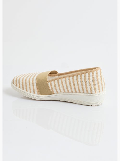 Espadrilles élastiquées largeur confort - Afibel - Kiabi