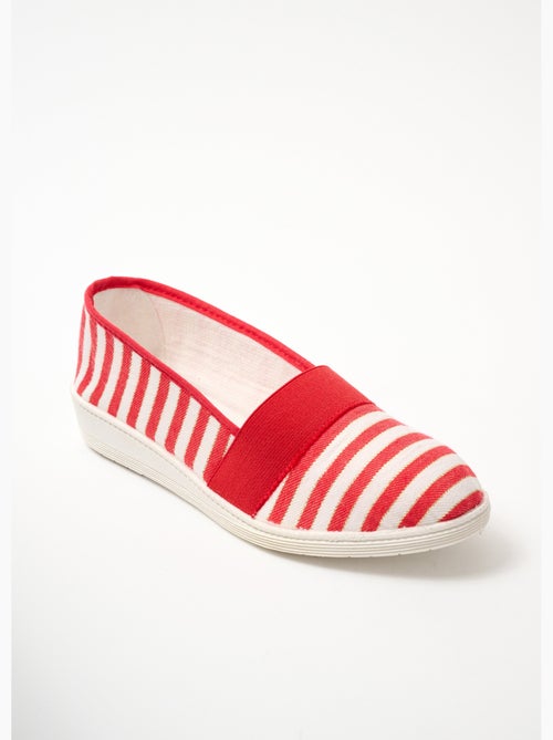 Espadrilles élastiquées largeur confort - Afibel - Kiabi