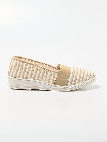 Espadrilles élastiquées largeur confort