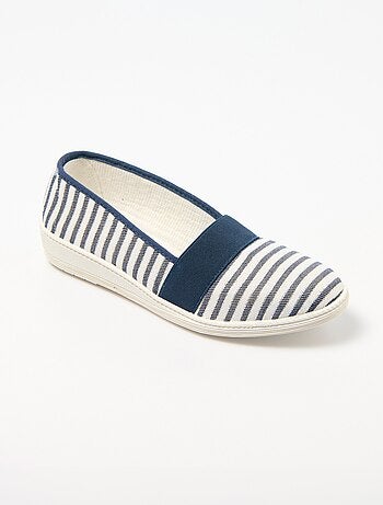Espadrilles élastiquées largeur confort