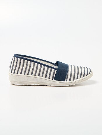 Espadrilles élastiquées largeur confort
