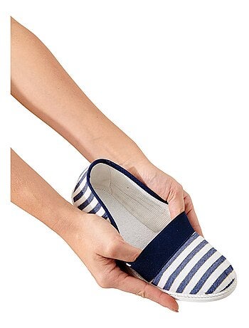 Espadrilles élastiquées largeur confort