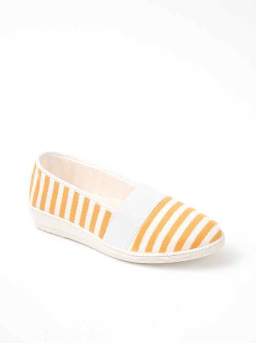 Espadrilles élastiquées largeur confort - Kiabi