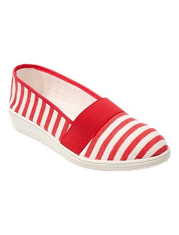 Espadrilles élastiquées largeur confort