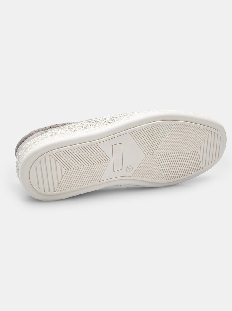 Espadrilles en daim comfortables BATA Gris - Kiabi