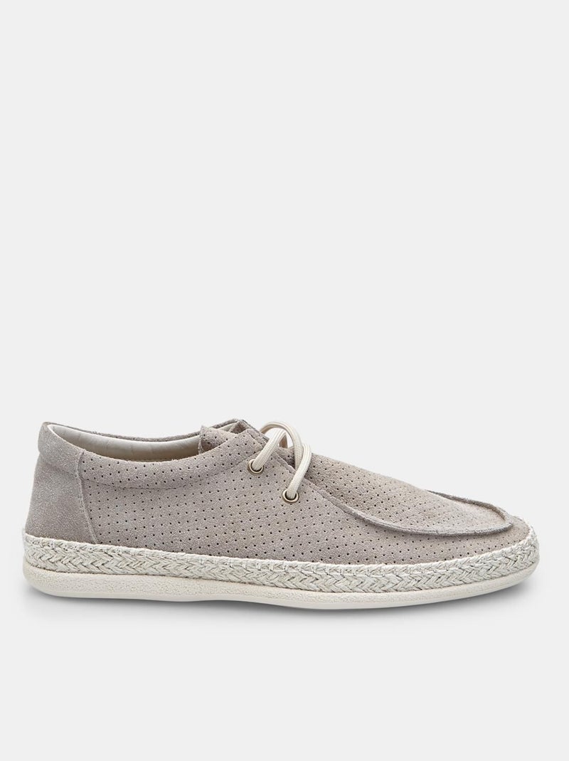 Espadrilles en daim comfortables BATA Taupe - Kiabi