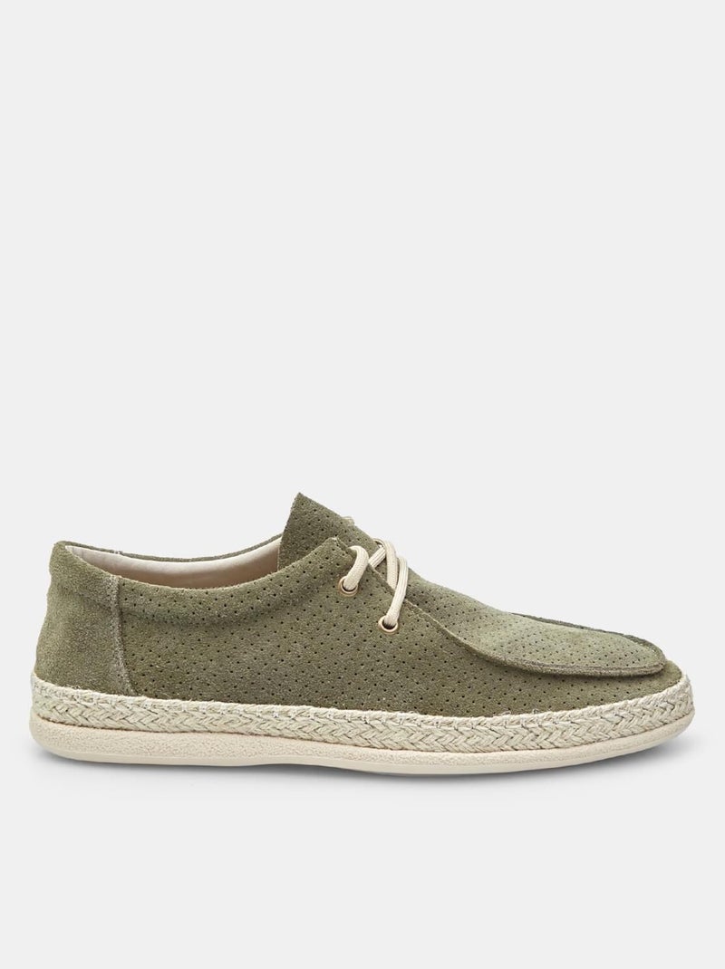 Espadrilles en daim comfortables BATA Vert - Kiabi