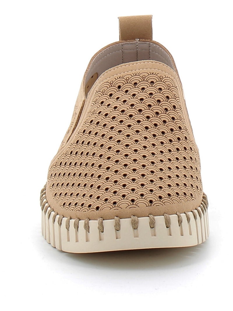 Espadrilles en Daim et eva Ilse Jacobsen Beige - Kiabi