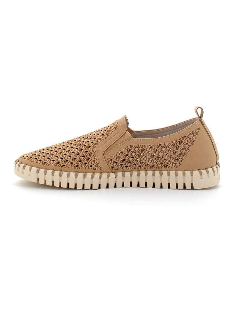 Espadrilles en Daim et eva Ilse Jacobsen Beige - Kiabi