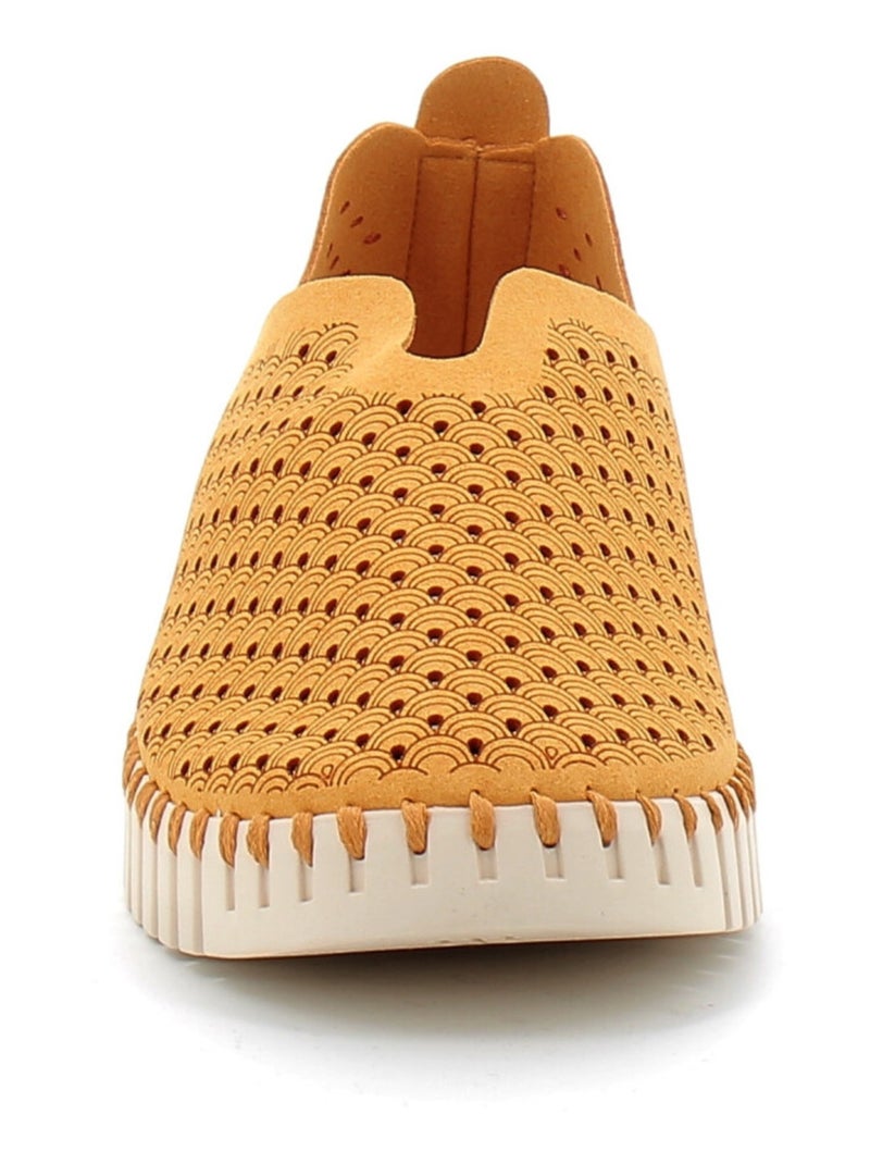 Espadrilles en Daim et eva Ilse Jacobsen Doré/or - Kiabi