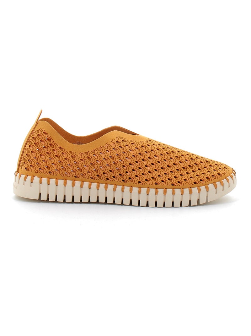 Espadrilles en Daim et eva Ilse Jacobsen Doré/or - Kiabi