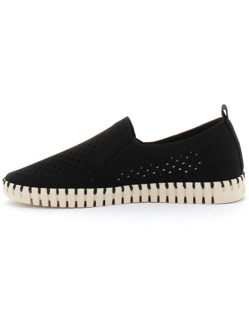Espadrilles en Daim et eva Ilse Jacobsen Noir - Kiabi
