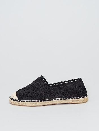 Espadrilles en dentelle