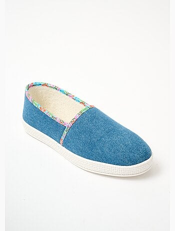 Espadrilles en jean largeur confort - afibel