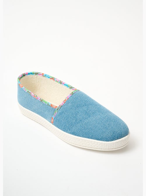 Espadrilles en jean largeur confort - Afibel - Kiabi