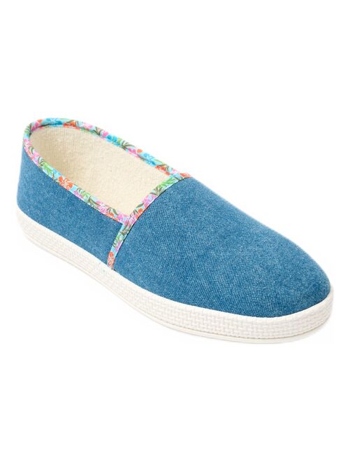 Espadrilles en jean largeur confort - Kiabi