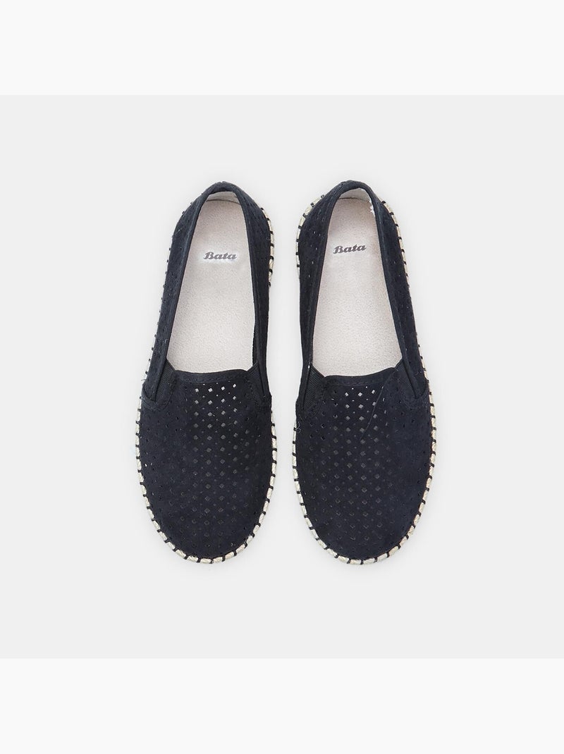 Espadrilles en jute BATA été Noir - Kiabi
