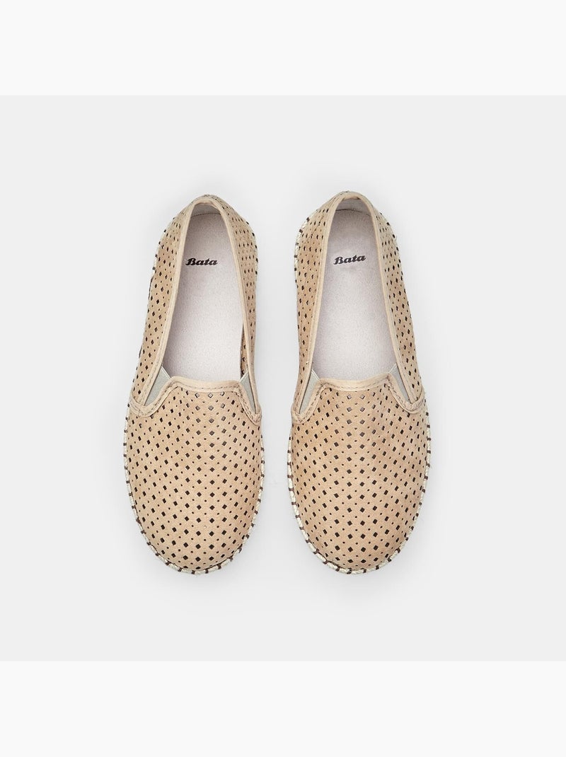 Espadrilles en jute BATA été Taupe - Kiabi