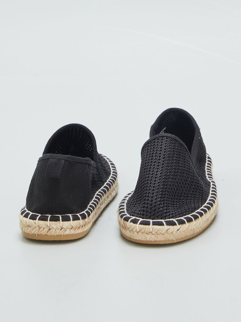Espadrilles en jute Noir Kiabi 15.00€