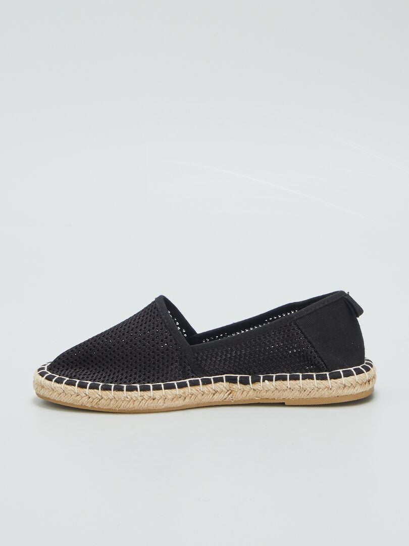 Espadrilles en jute Noir Kiabi 15.00€