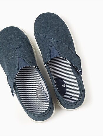 Espadrilles en lin avec fermeture à scratch