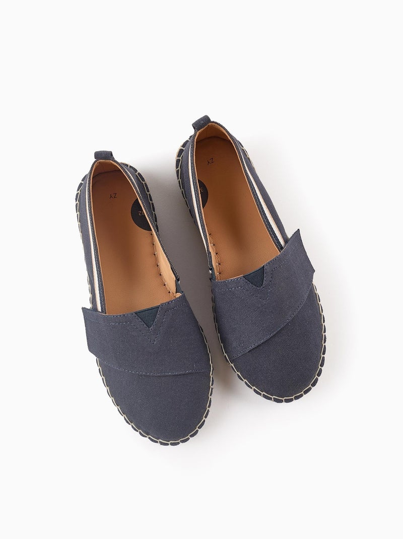 Espadrilles en Lin et Jute Bleu foncé - Kiabi