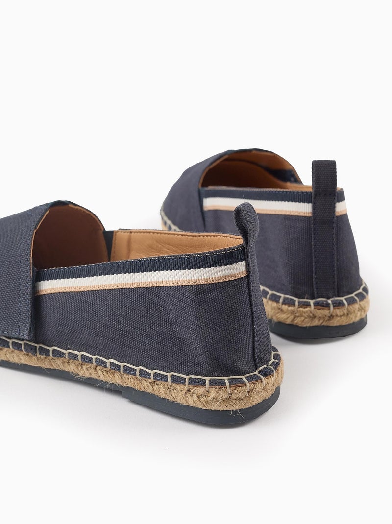 Espadrilles en Lin et Jute Bleu foncé - Kiabi